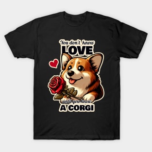 Corgi Valentine's day T-Shirt